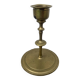 Petit bougeoir en laiton doré XIXer