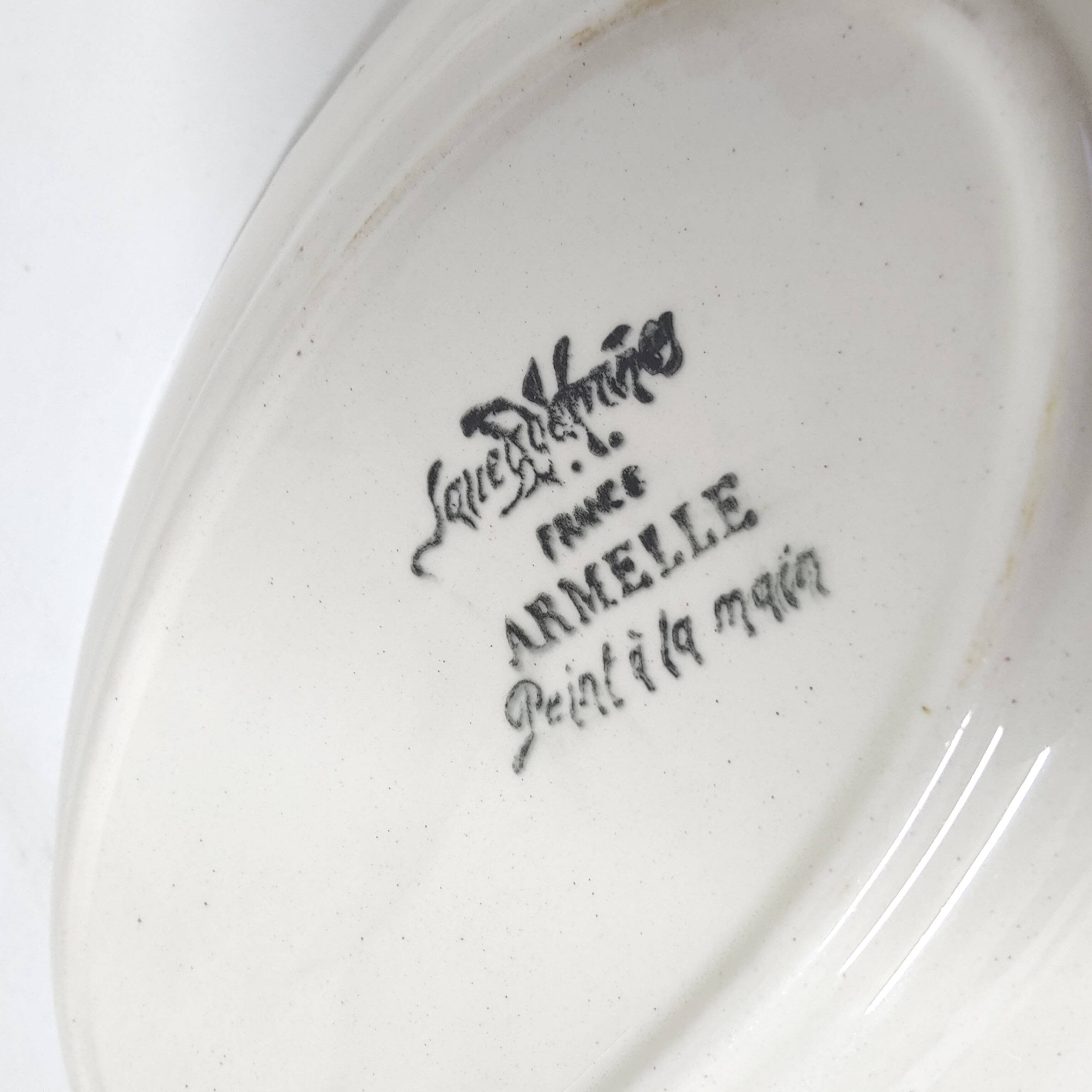 Ravier Sarreguemines Armelle model flower decor