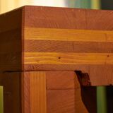 Square Top Pinewood Dining Table