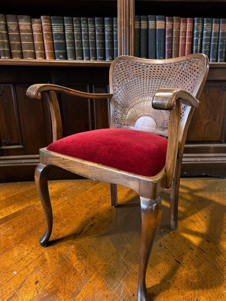 Fauteuil vintage en bois / une place / fauteuil lounge baroque