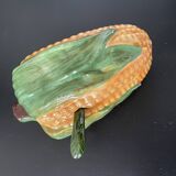 Corn cob slip gravy boat