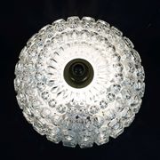 vintage limburg bubble glass ceiling LAMP model A 637 flush mount 1970s