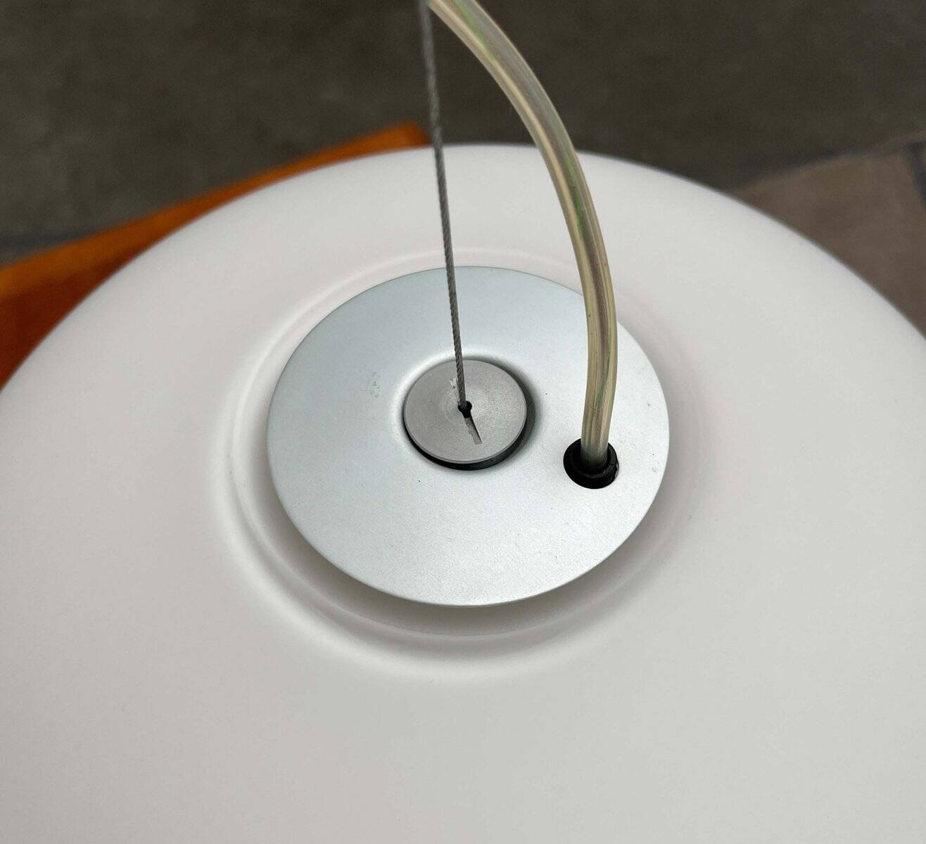 Postmodern Italian glass pendant lamp model Gaia by Luciano Cesaro for Tre Ci Luce, 1980s, set of 2.