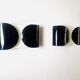 Foglio Wall Lamps In Black And White By Tobia Scarpa For Flos, Italy 1980S
