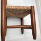 Vintage mulched wooden chair for 70s children