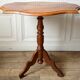 "Violin" tripod console table in blond walnut