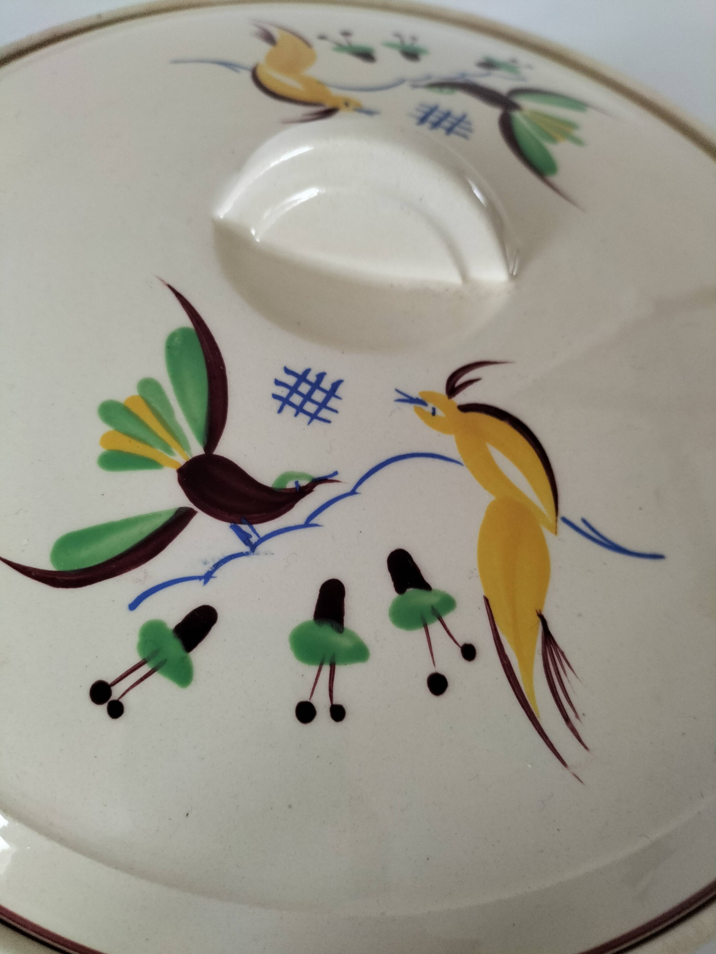 Salins Soup Tureen Birds of Paradise Model