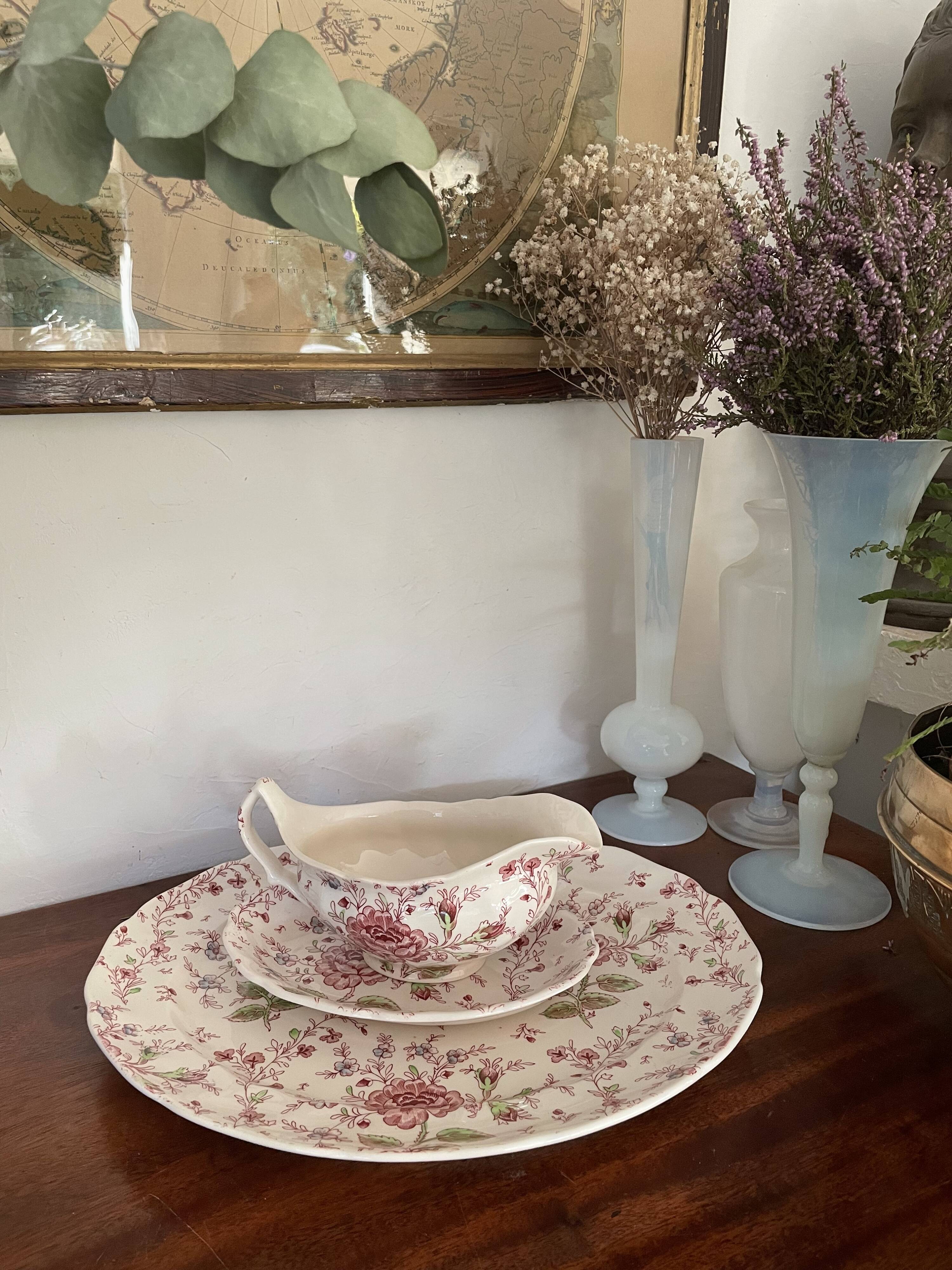 Vintage Rose Chintz Johnson Brothers dishes