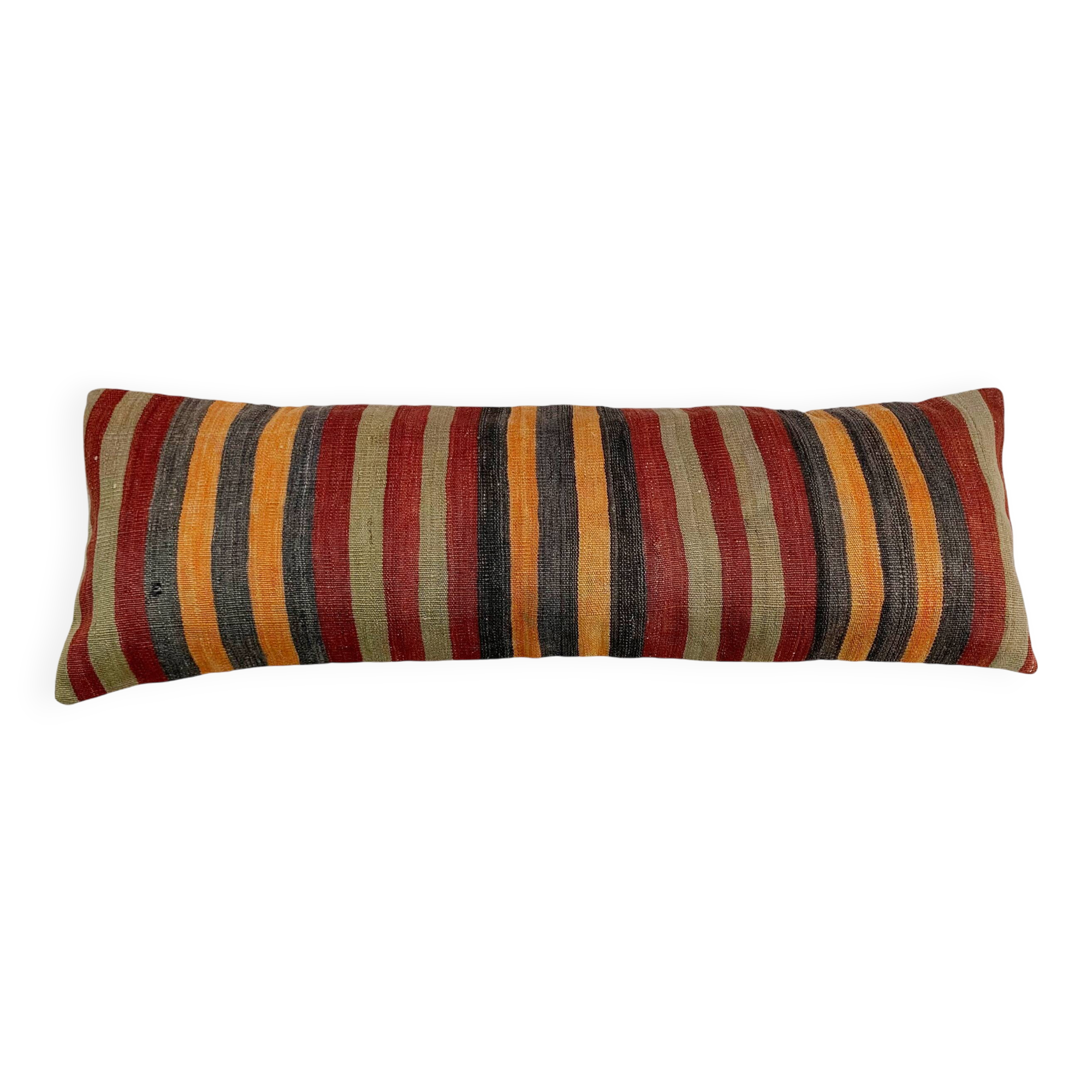 Vintage turkish kilim cushion cover , 120 x 40 cm