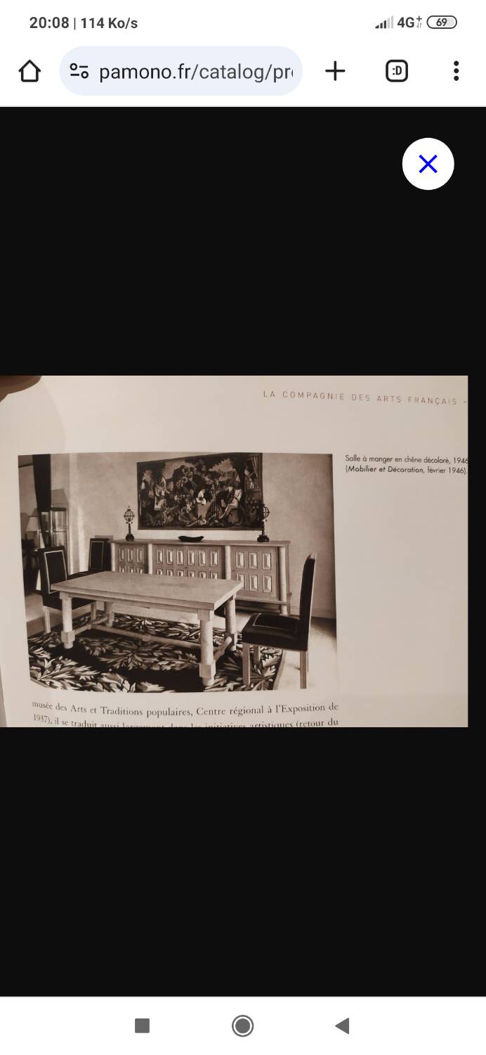 Jacques adnet art deco desk