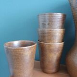 Digoin stoneware cider or orangeade service