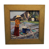 Painting "on the water" patoune