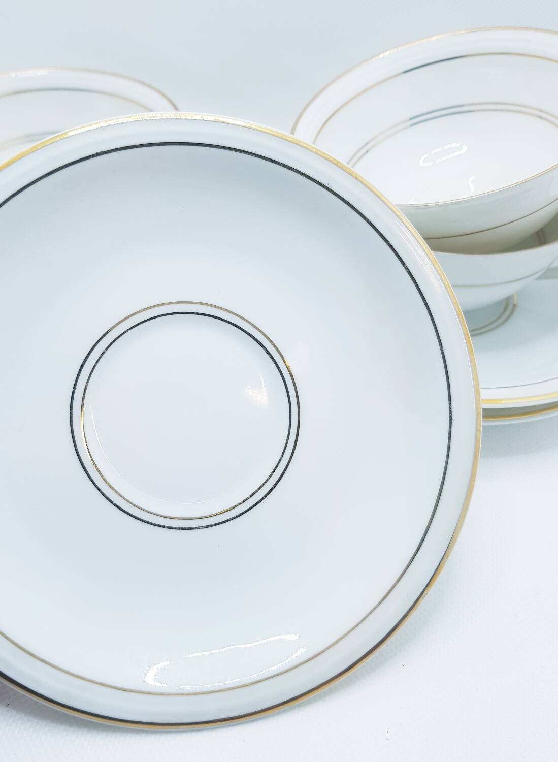 Charles Ahrenfeldt art deco teacups