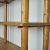 Handmade wooden bookshelf, 1960s