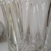 Vase en verre, motif "épis de blé"