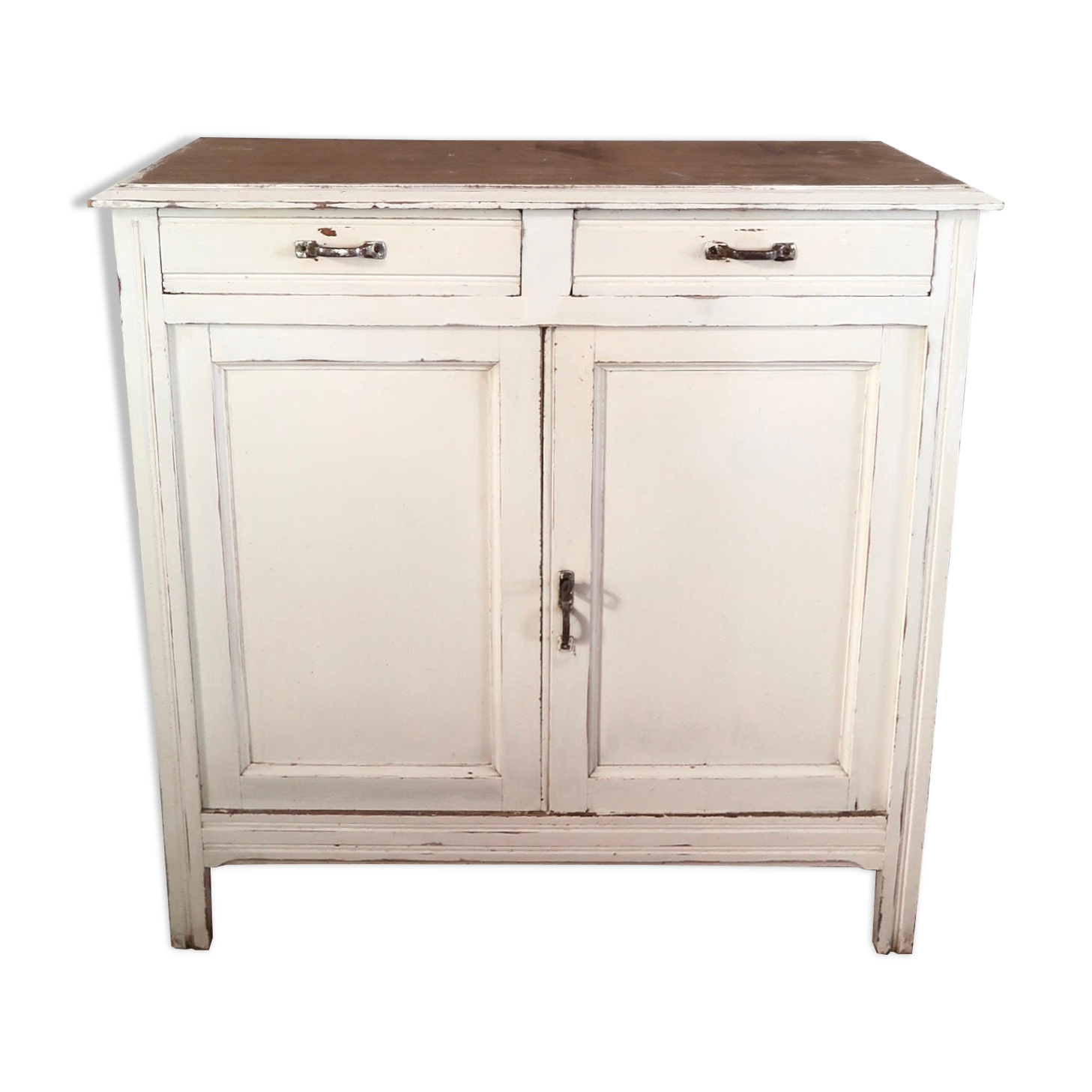 Parisian buffet in white wood