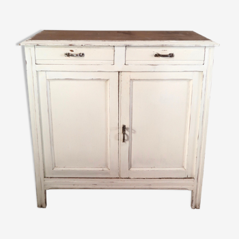 Parisian buffet in white wood