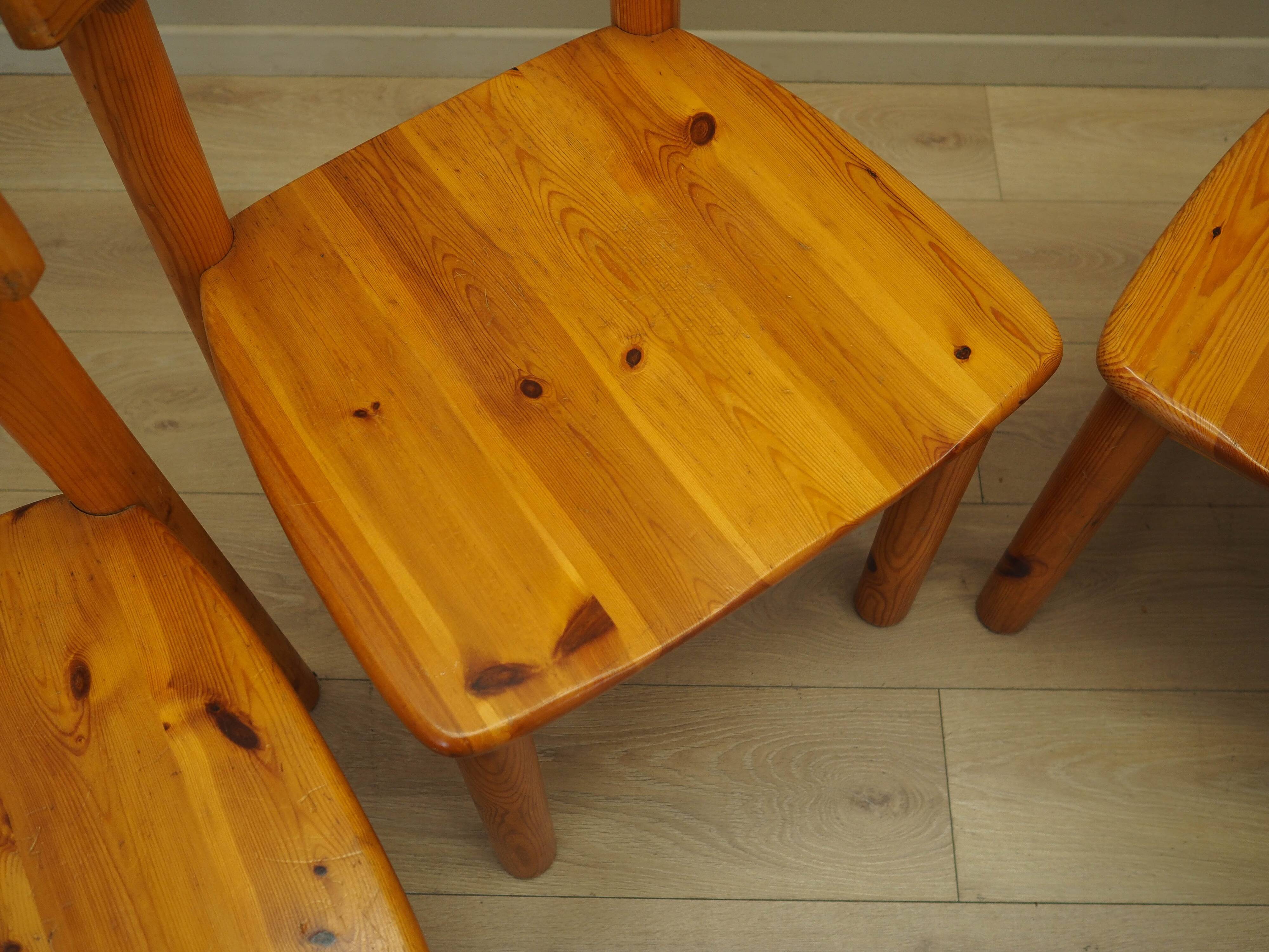 Set of four chairs, Scandinavian design, 1960s, designer: Rainer Daumiller,