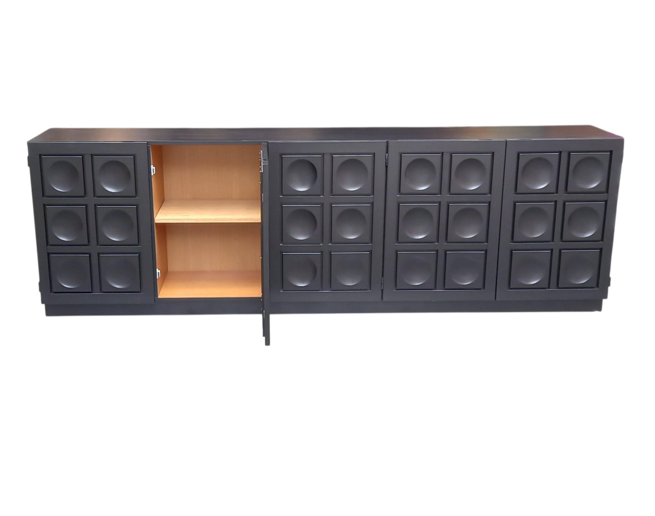 Brutalist sideboard by Frans Defour, "Torino" model, 1970s