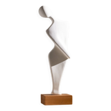 Elegant minimalistic abstract sculpture