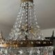 Hot air balloon chandelier with tassels