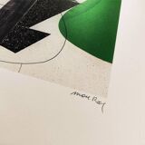 1970s Man Ray Limited Edition Lithograph. Author's signature and Numbered i