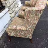 Ancien paire de fauteuil parker knoll en tissu