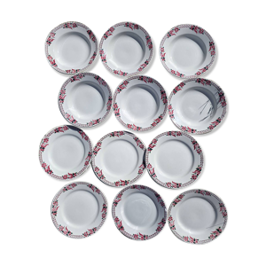 Lot 10 assiettes creuses - plates