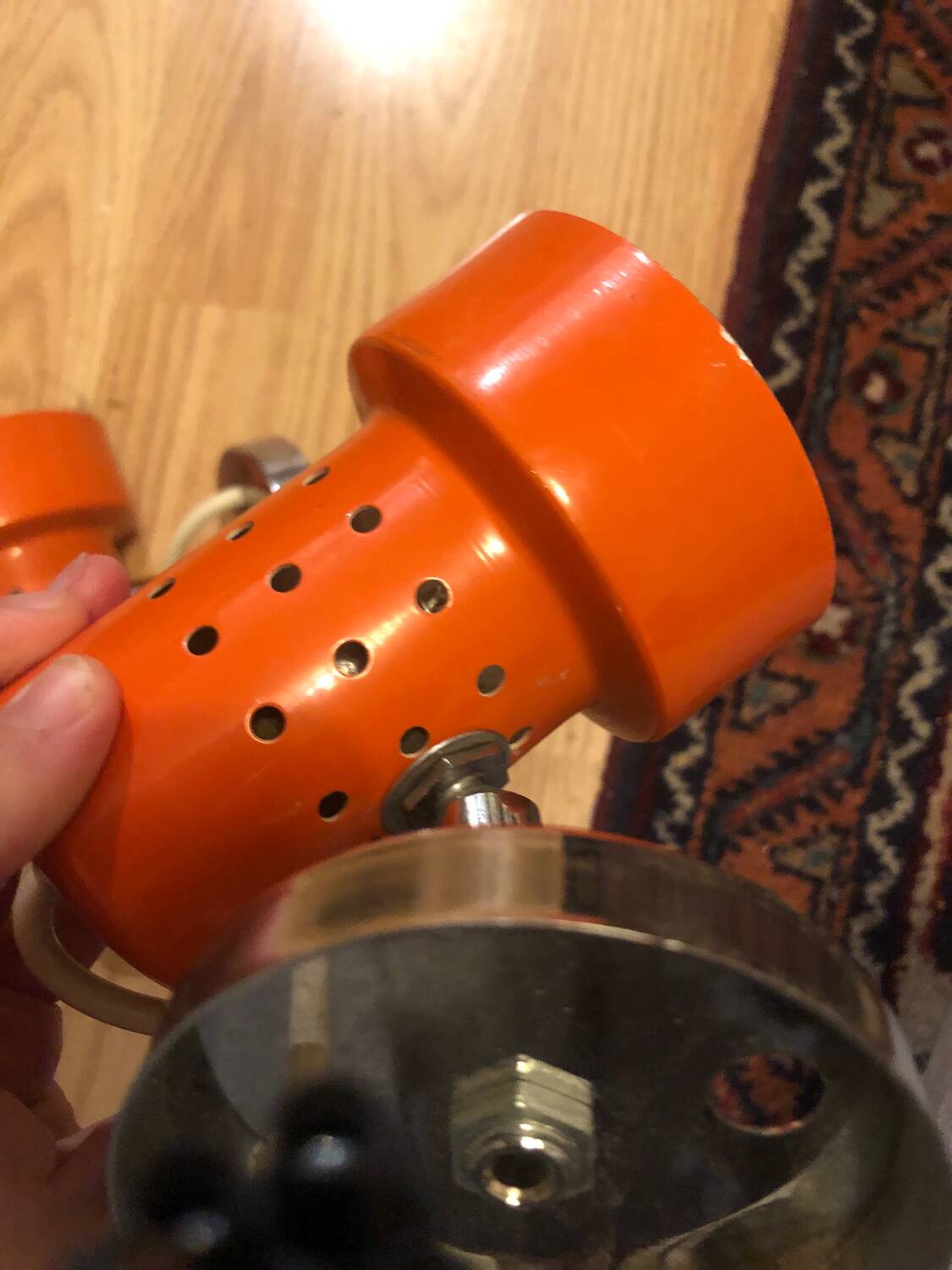 Applique Orientable Vintage Orange - Années 70 - Spot Design