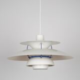 Lampe suspendue vintage danoise PH 5 par Poul Henningsen, Louis Poulsen, 1958