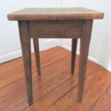 Bedside table solid oak patinated early twentieth century