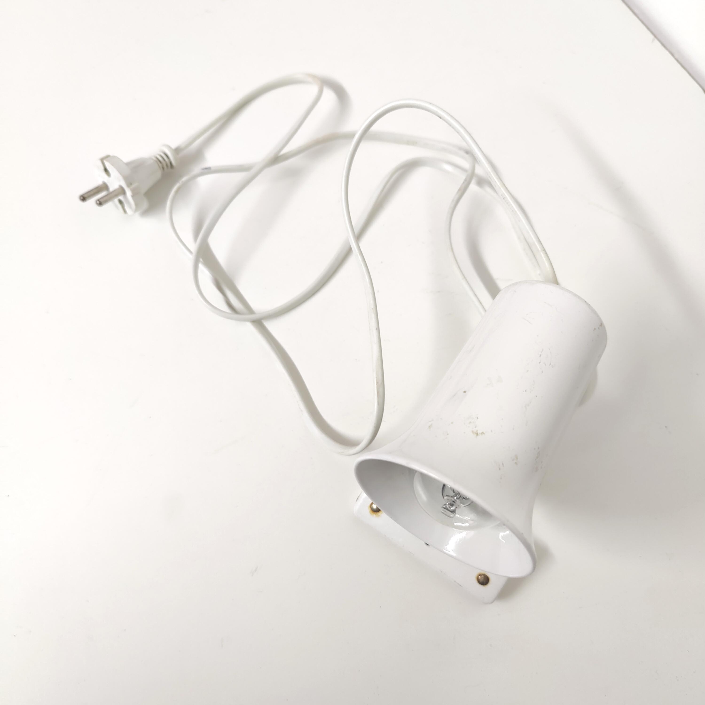 Spot lamp with clip Lita in metal 70s