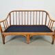 Organic Modern Bamboo and Rattan Loveseat from McGuire, 1970s