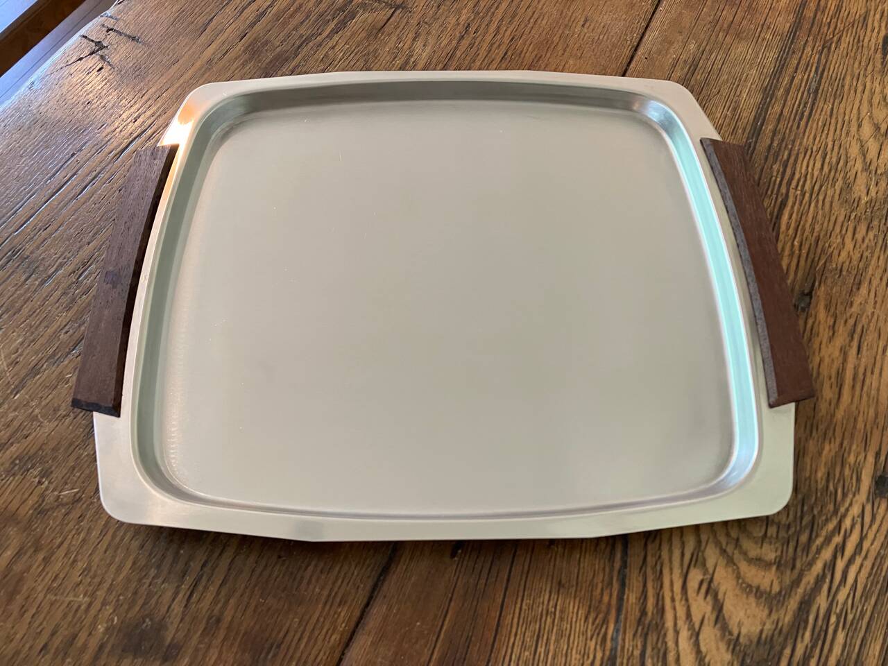 Vintage stainless steel tray Made in Hong Kong
