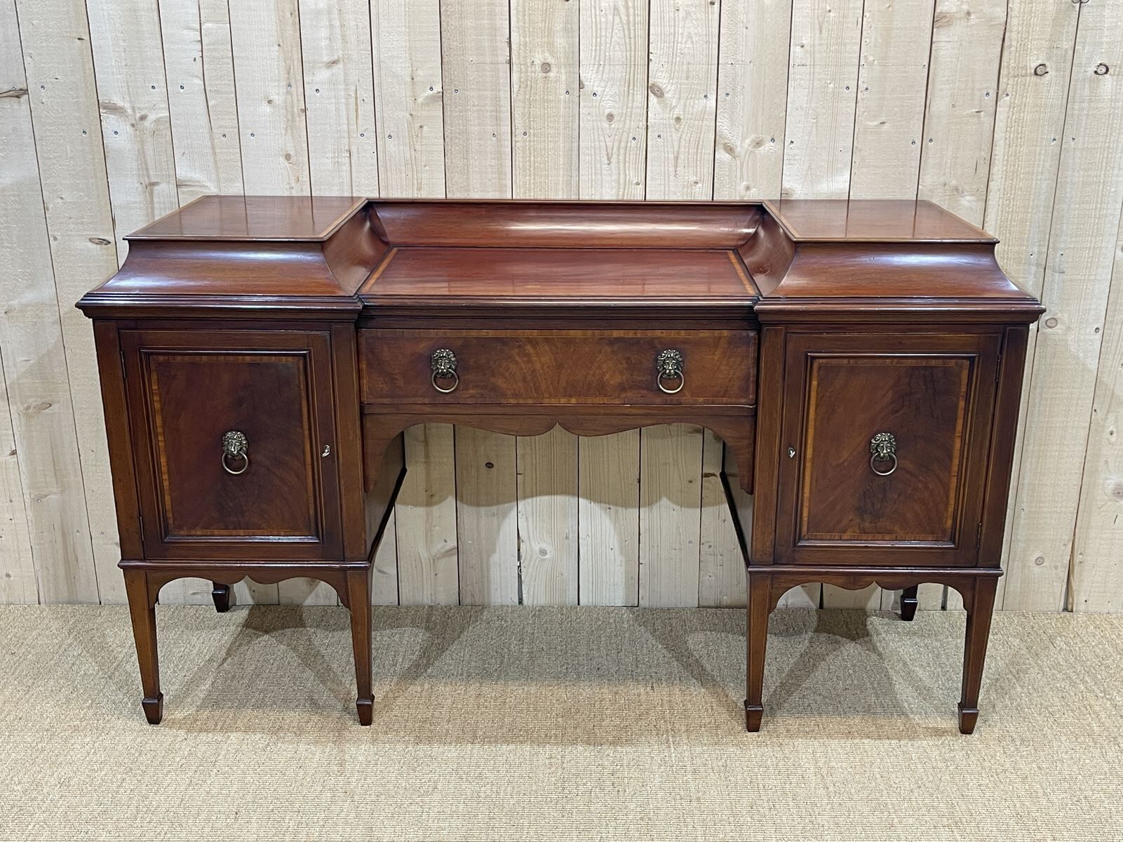 English mahogany service late nineteenth century