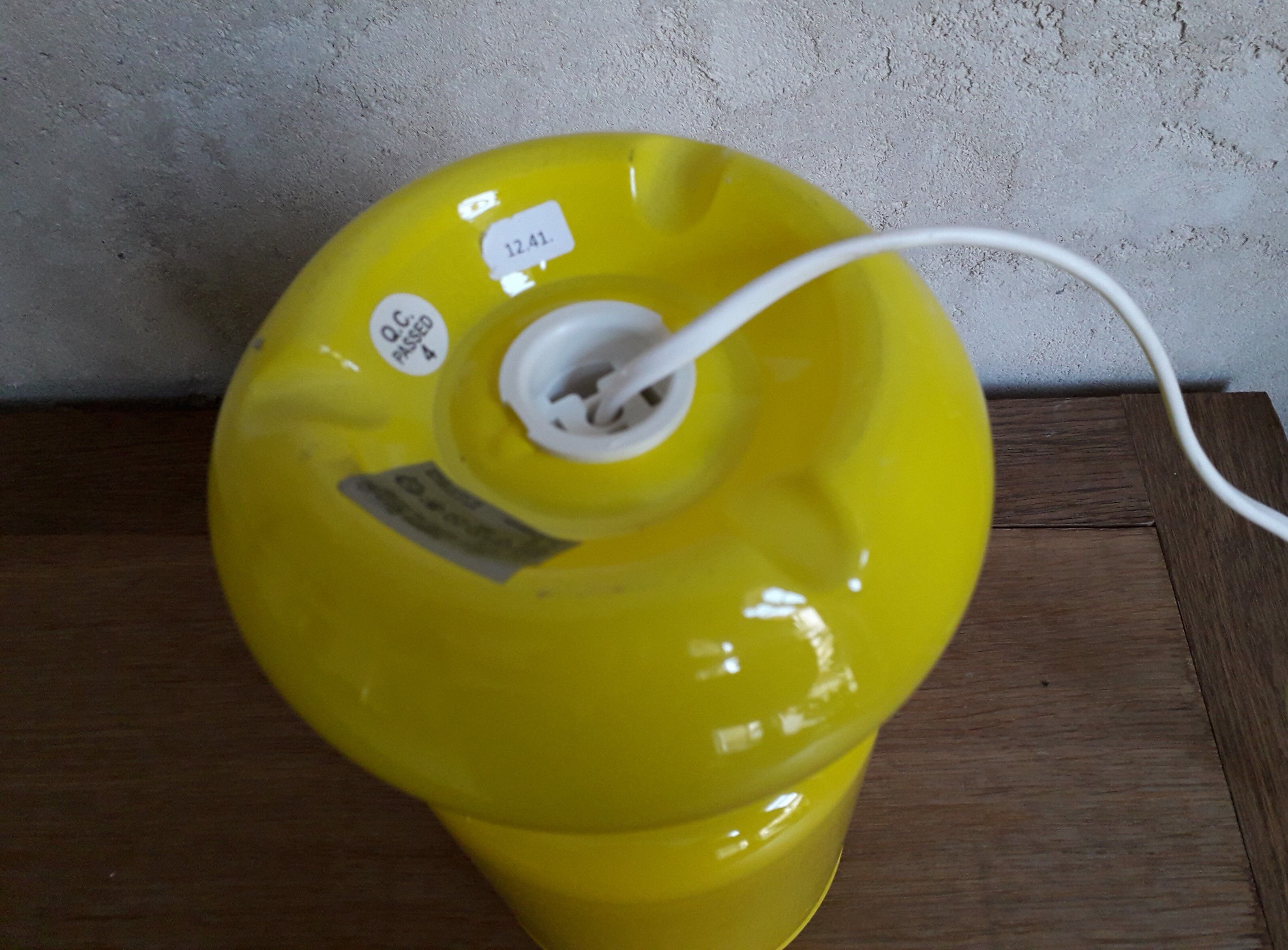 Ikea Lykta yellow canary lamp vintage 90s