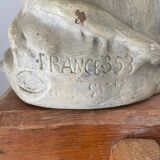 Bust of a little girl signed Gustave Van Vaerenbergh