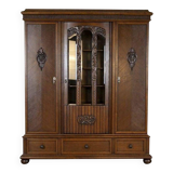 Oak Bookcase in Brown, 1930s