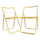 Pair of vintage ted net Ikea chairs from the 70s