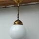 Opaline hanging lamp