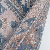 Tapis bleu turc Oushak 110 x 181 cm