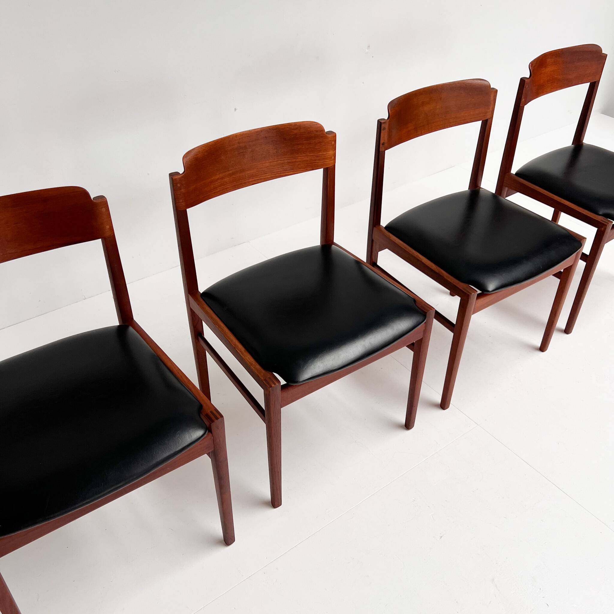 Set Mid Century Danish dining chairs attributed to Korup Mobelfabrik, 1960s
