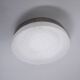 Vintage 70s metal and plastic ceiling lamp, Italian design