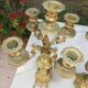 Pair of brass candlesticks