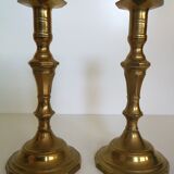 Pair of brass candlestick