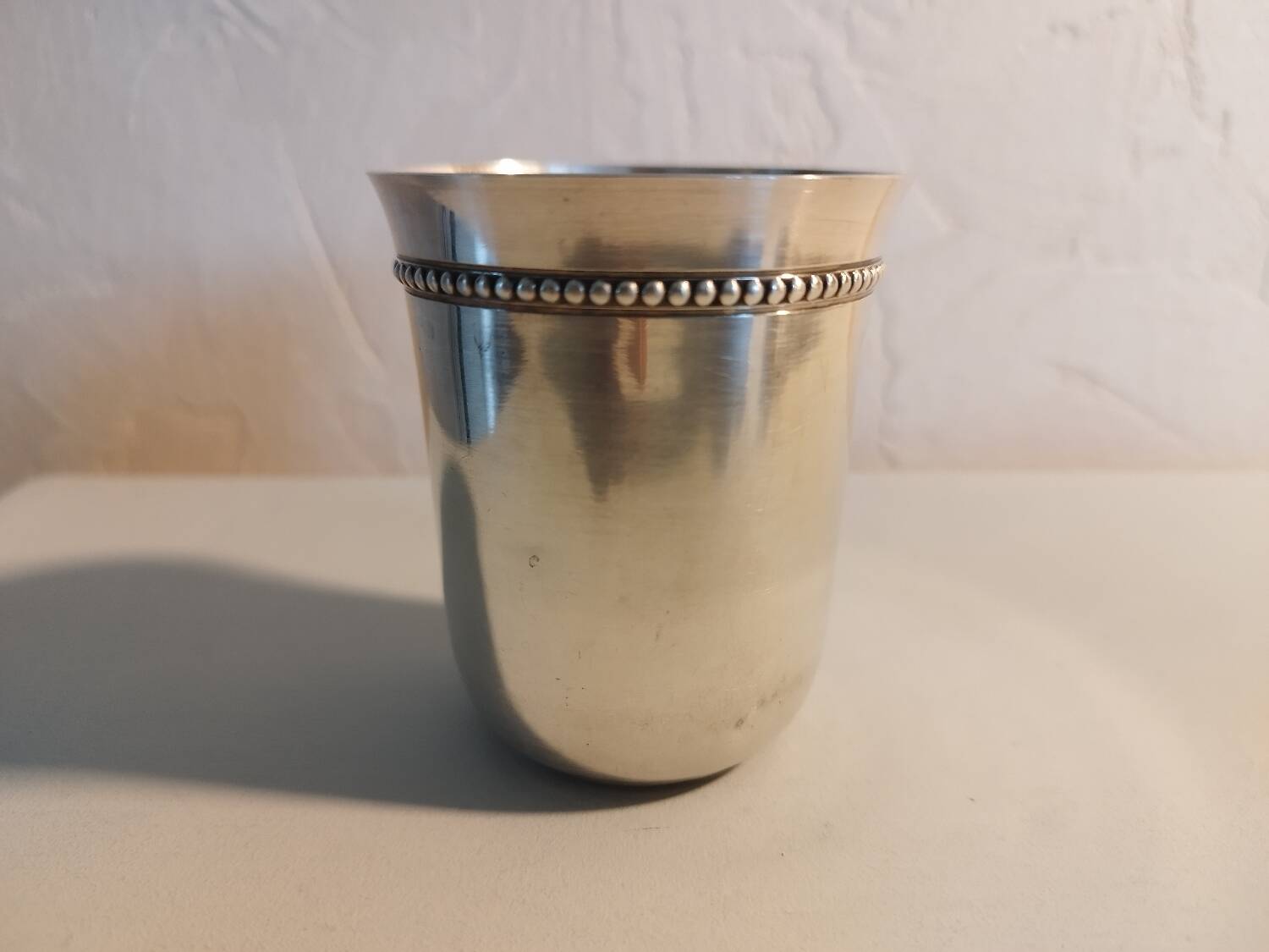 Silver-plated tumbler