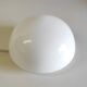 20 cm opaline globe ceiling or wall light - mid-20th century