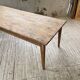 Farmhouse table with spindle legs in oak and pine, 2.5m