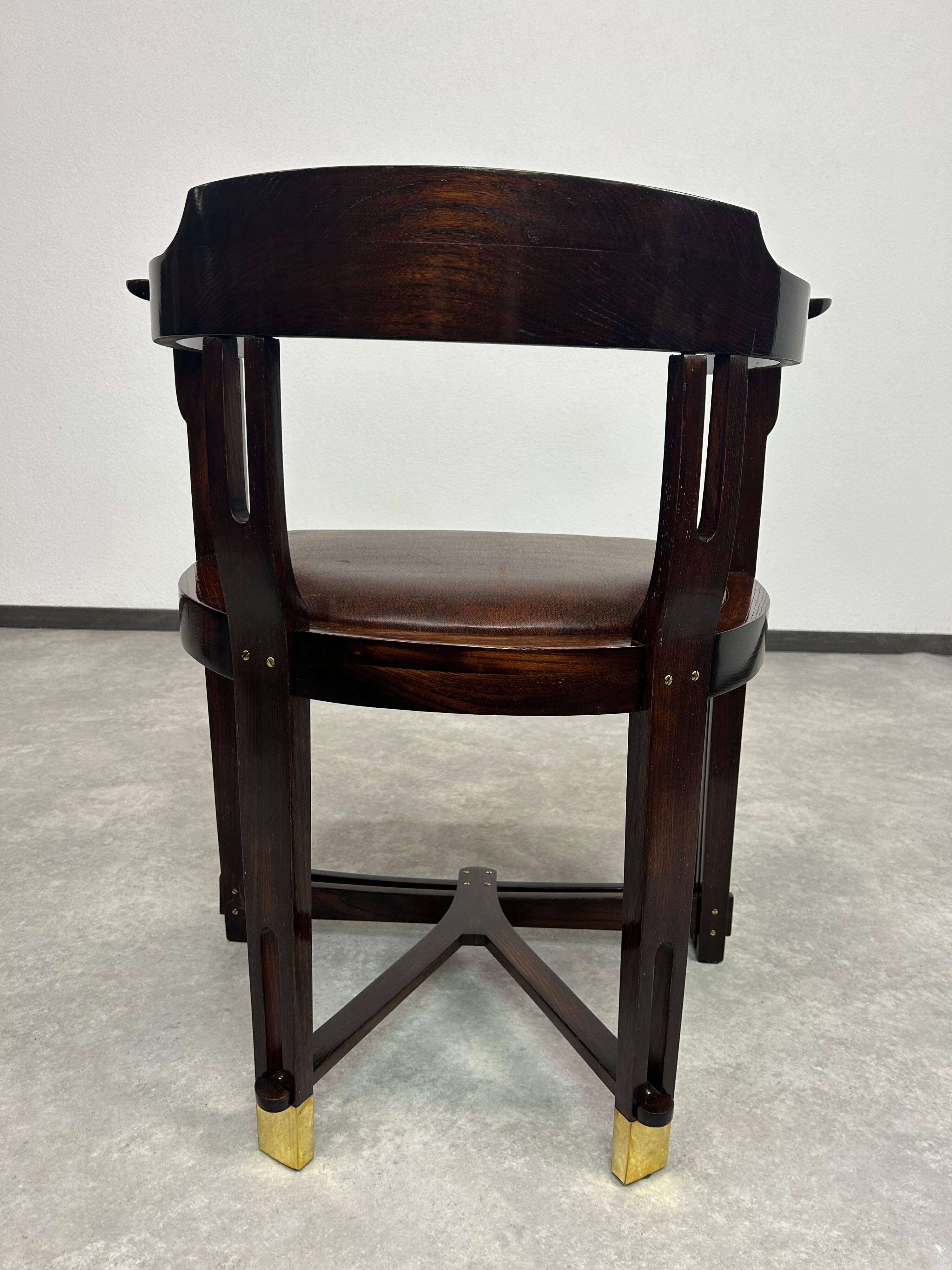 Rare Secession armchair by Anton Pospischil