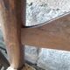 Lot de 6 chaises brutalistes paillées